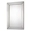 Modern Accents Grooved Inlay Mirror