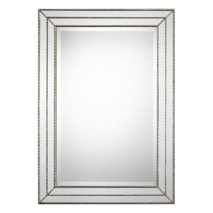 Modern Accents Grooved Inlay Mirror