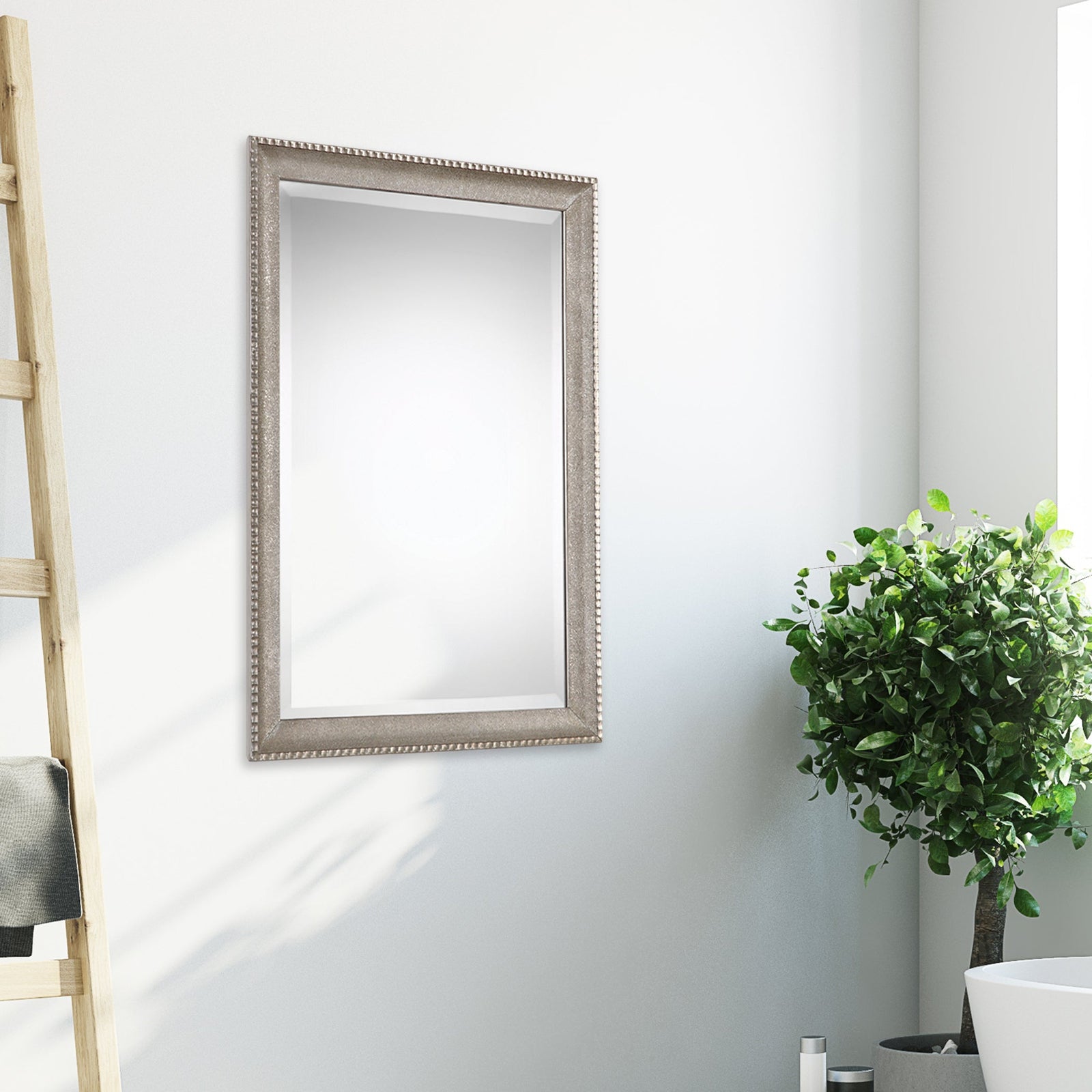 Modern Accents Textured Metallic Mirror
