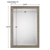 Modern Accents Textured Metallic Mirror