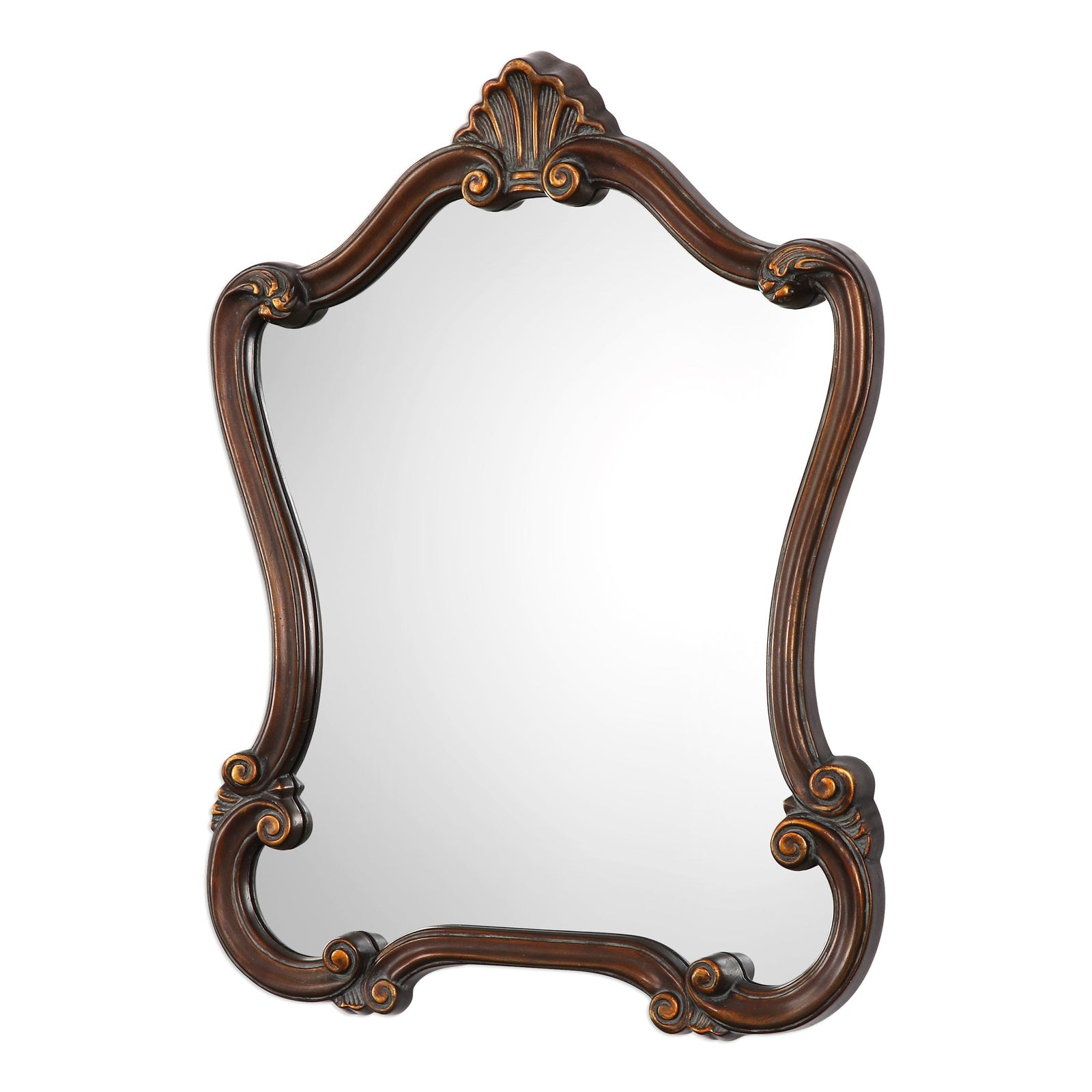 Modern Accents Scroll Frame Mirror