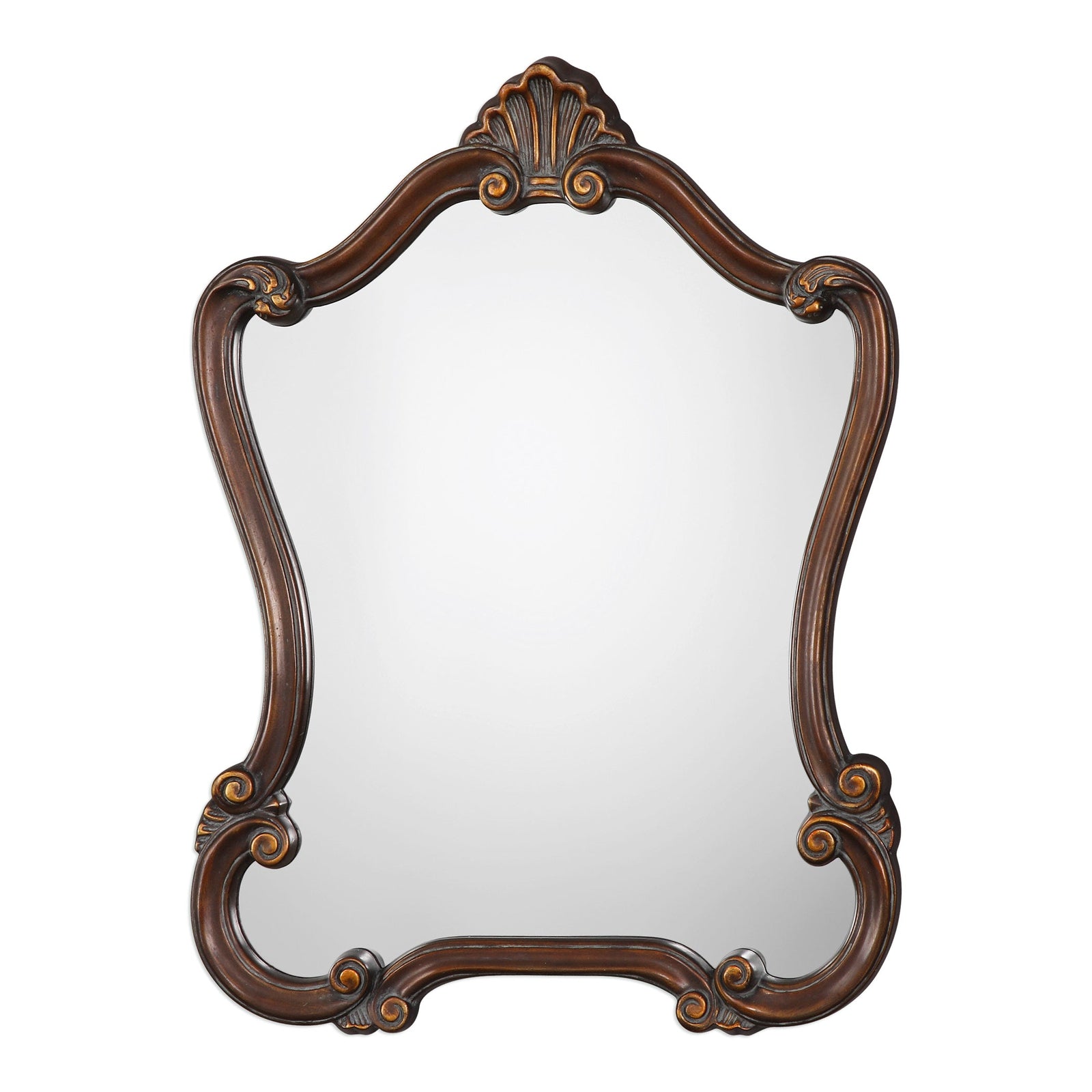 Modern Accents Scroll Frame Mirror