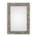 Modern Accents Aged Wood Frame Mirror