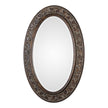 Modern Accents Oval Embossed Mirror