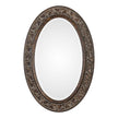 Modern Accents Oval Embossed Mirror