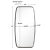 Modern Accents Rounded Corners Mirror