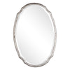 Modern Accents Oval Hammered Metal Mirror