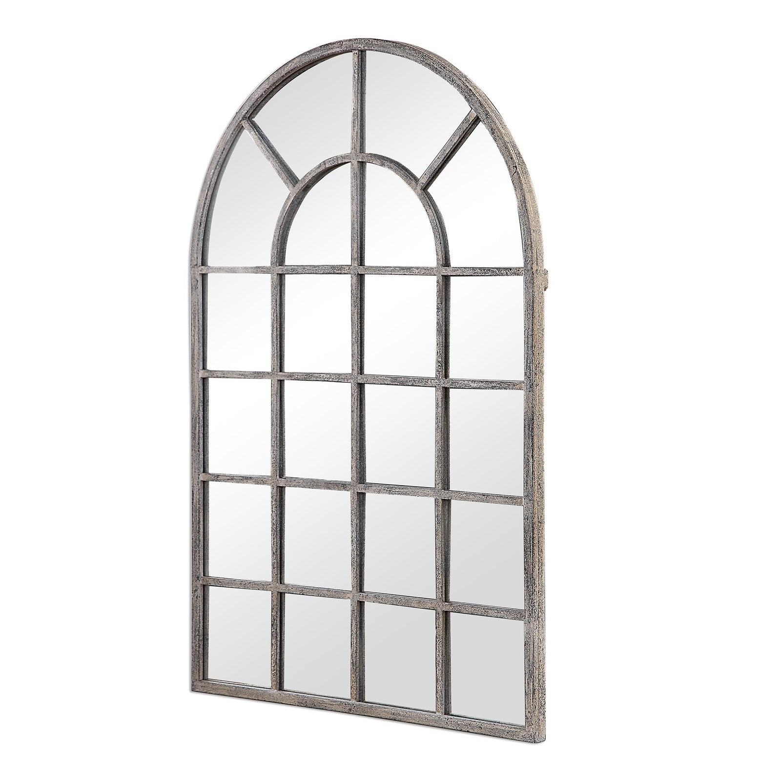 Modern Accents Arched Windowpane Mirror