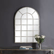 Modern Accents Arched Windowpane Mirror