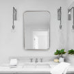 Modern Accents Burnished Rounded Corners Mirror