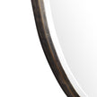 Modern Accents Narrow Oval Metal Frame Mirror