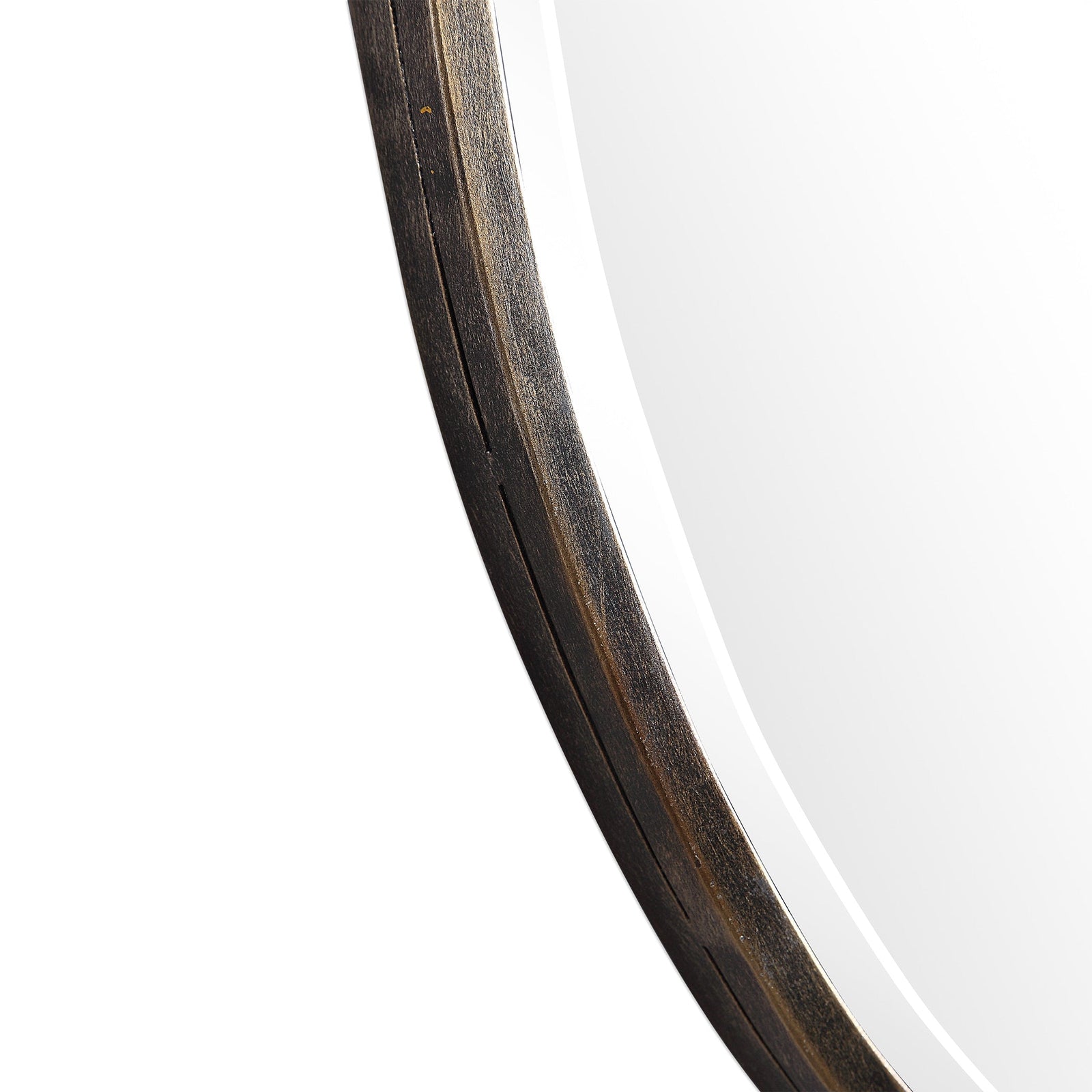 Modern Accents Narrow Oval Metal Frame Mirror