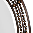 Modern Accents Hand Forged Beaded Mirror