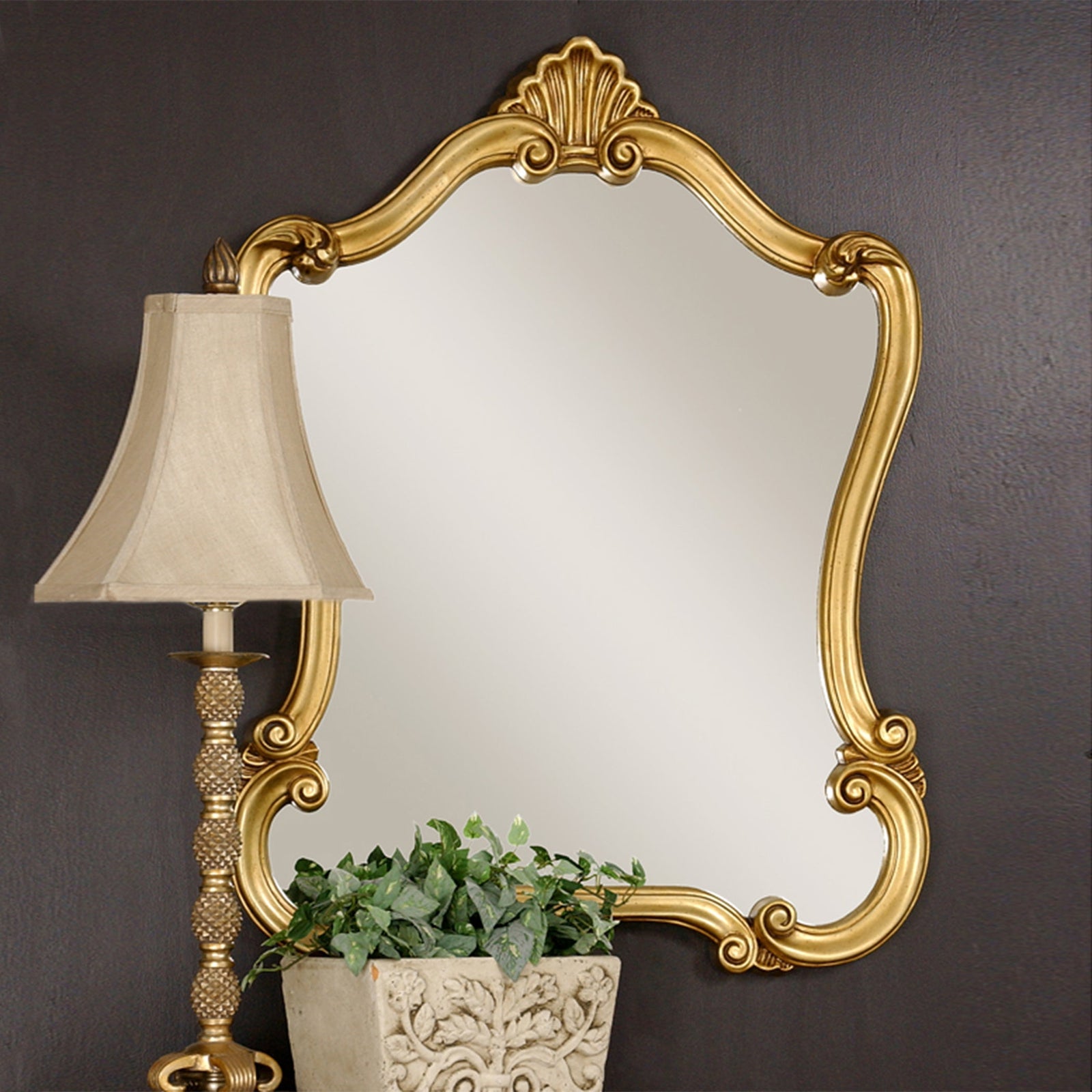 Modern Accents Scroll Frame Mirror