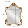 Modern Accents Scroll Frame Mirror