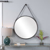 Modern Accents Round Hanging Mirror