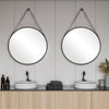 Modern Accents Round Hanging Mirror