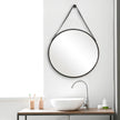 Modern Accents Round Hanging Mirror