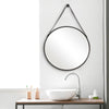Modern Accents Round Hanging Mirror
