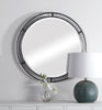 Modern Accents Round Iron Mirror