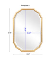 Modern Accents Vanity Curved Mirror