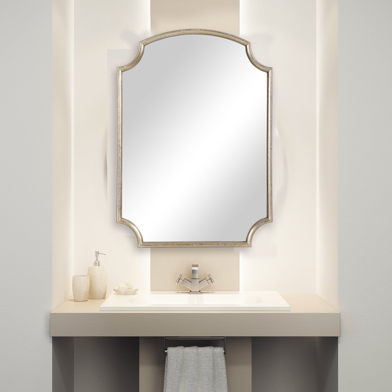 Modern Accents Arched Top Accent Mirror