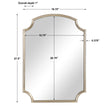 Modern Accents Arched Top Accent Mirror