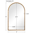 Modern Accents Simple Arch Top Mirror