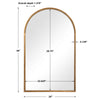 Modern Accents Simple Arch Top Mirror