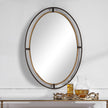 Modern Accents Oval Double Frame Mirror