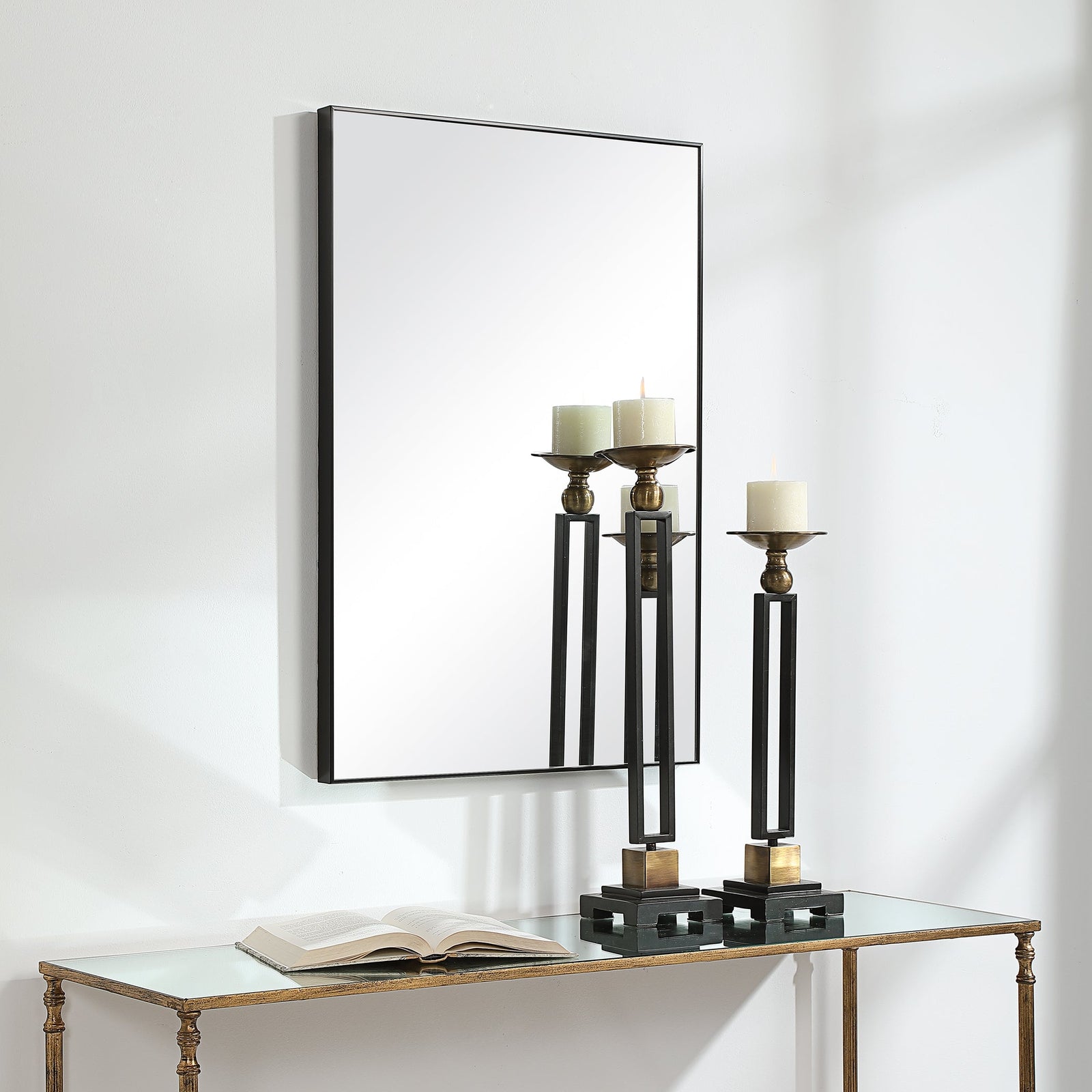 Modern Accents Clean Thin Frame Mirror