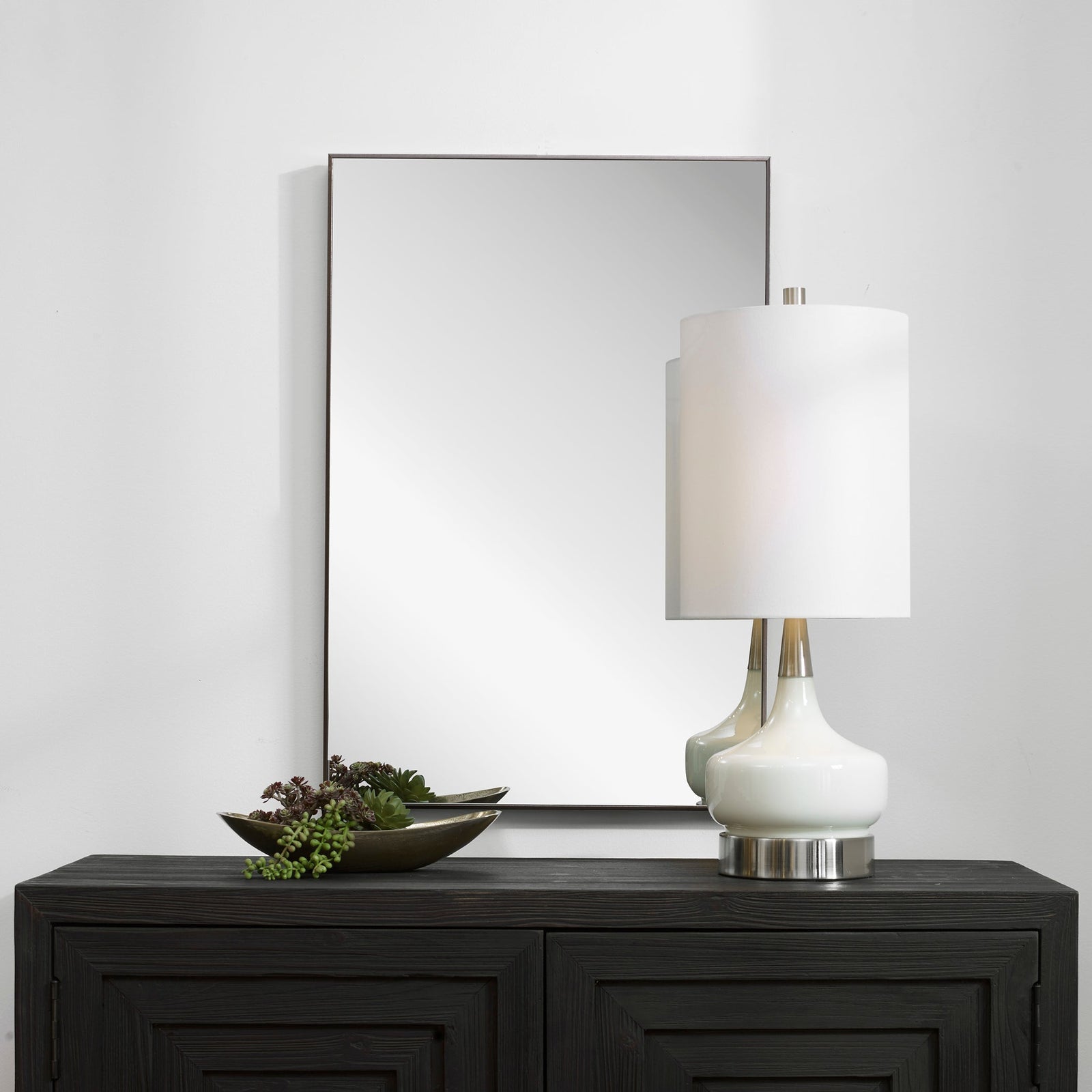 Modern Accents Clean Thin Frame Mirror