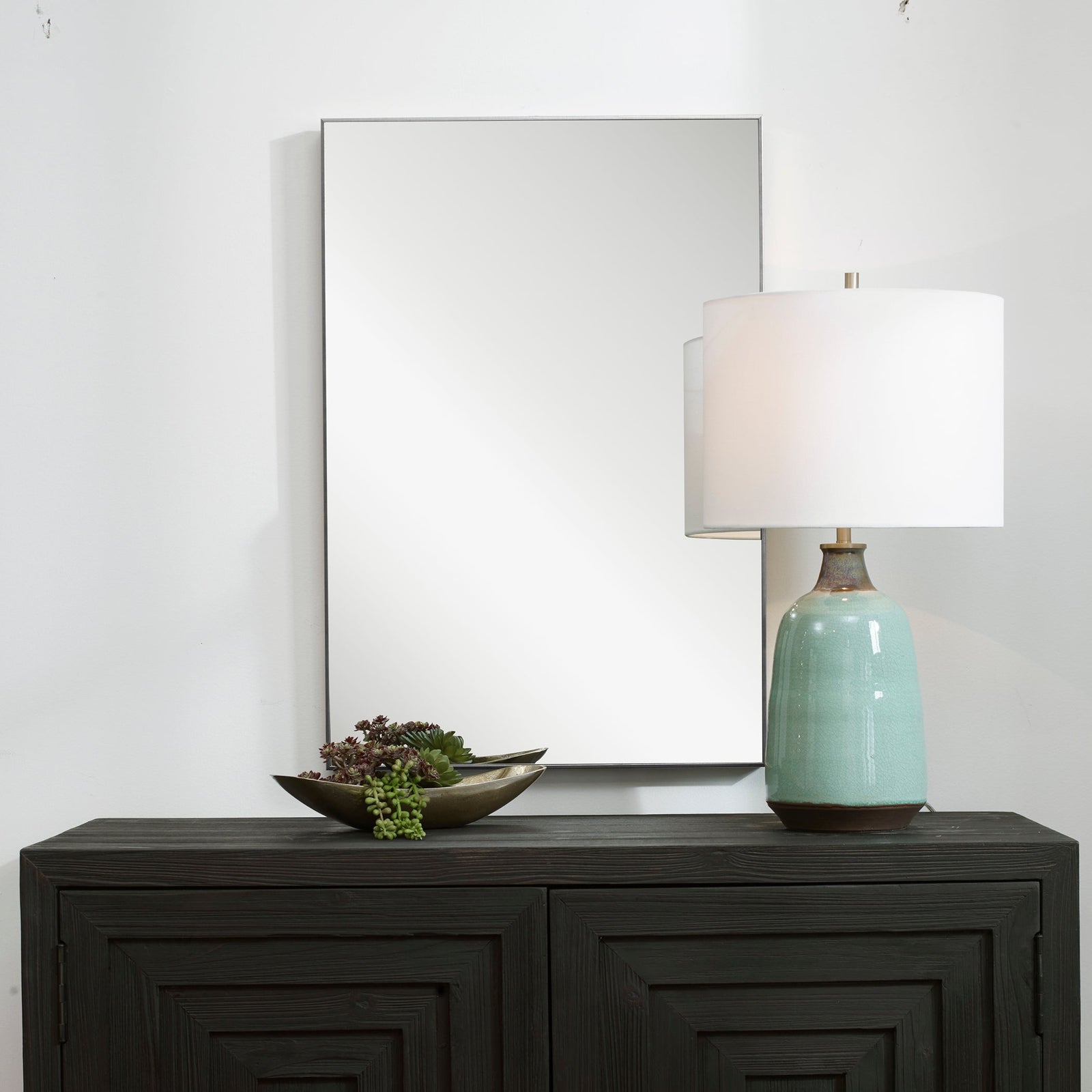 Modern Accents Clean Thin Frame Mirror