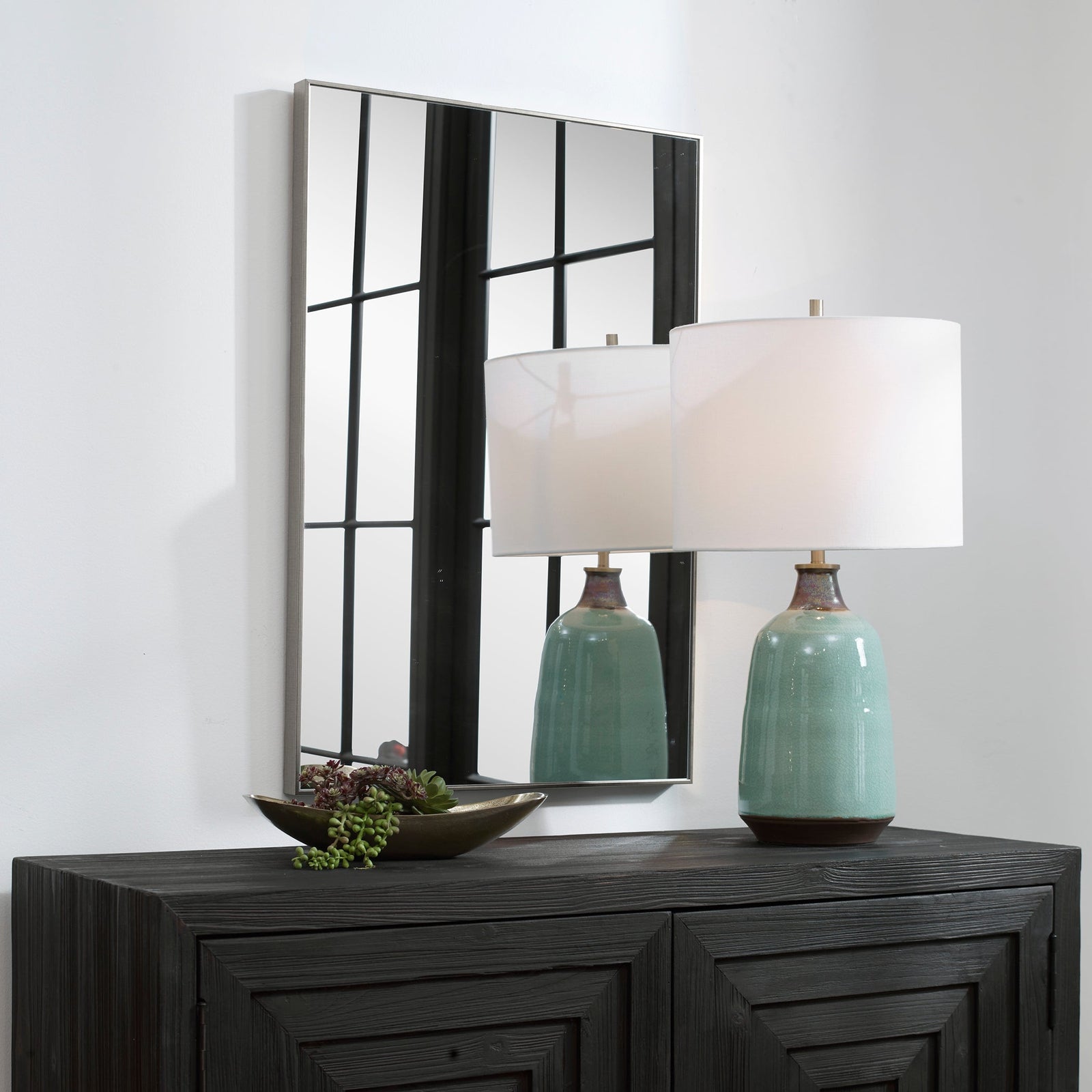 Modern Accents Clean Thin Frame Mirror