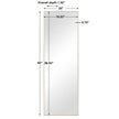 Modern Accents Thin Rectangular Mirror