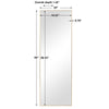 Modern Accents Thin Rectangular Mirror