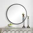 Modern Accents Round Modern Mirror