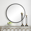 Modern Accents Round Modern Mirror