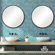 Modern Accents Round Modern Mirror