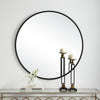 Modern Accents Round Modern Mirror