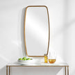 Modern Accents Rounded Corners Mirror