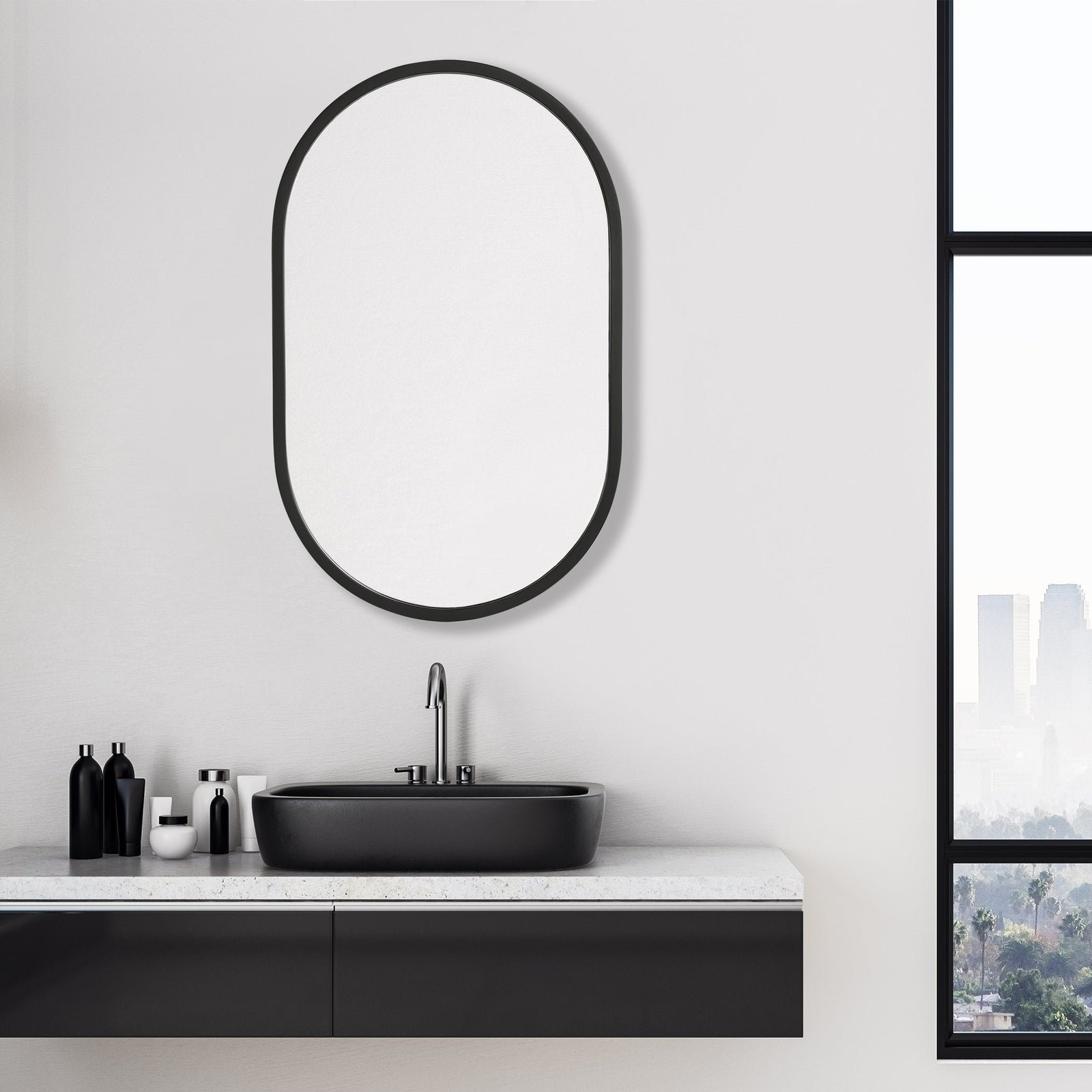 Modern Accents Oval Mirror