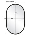Modern Accents Oval Mirror