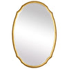 Modern Accents Oval Hammered Metal Mirror