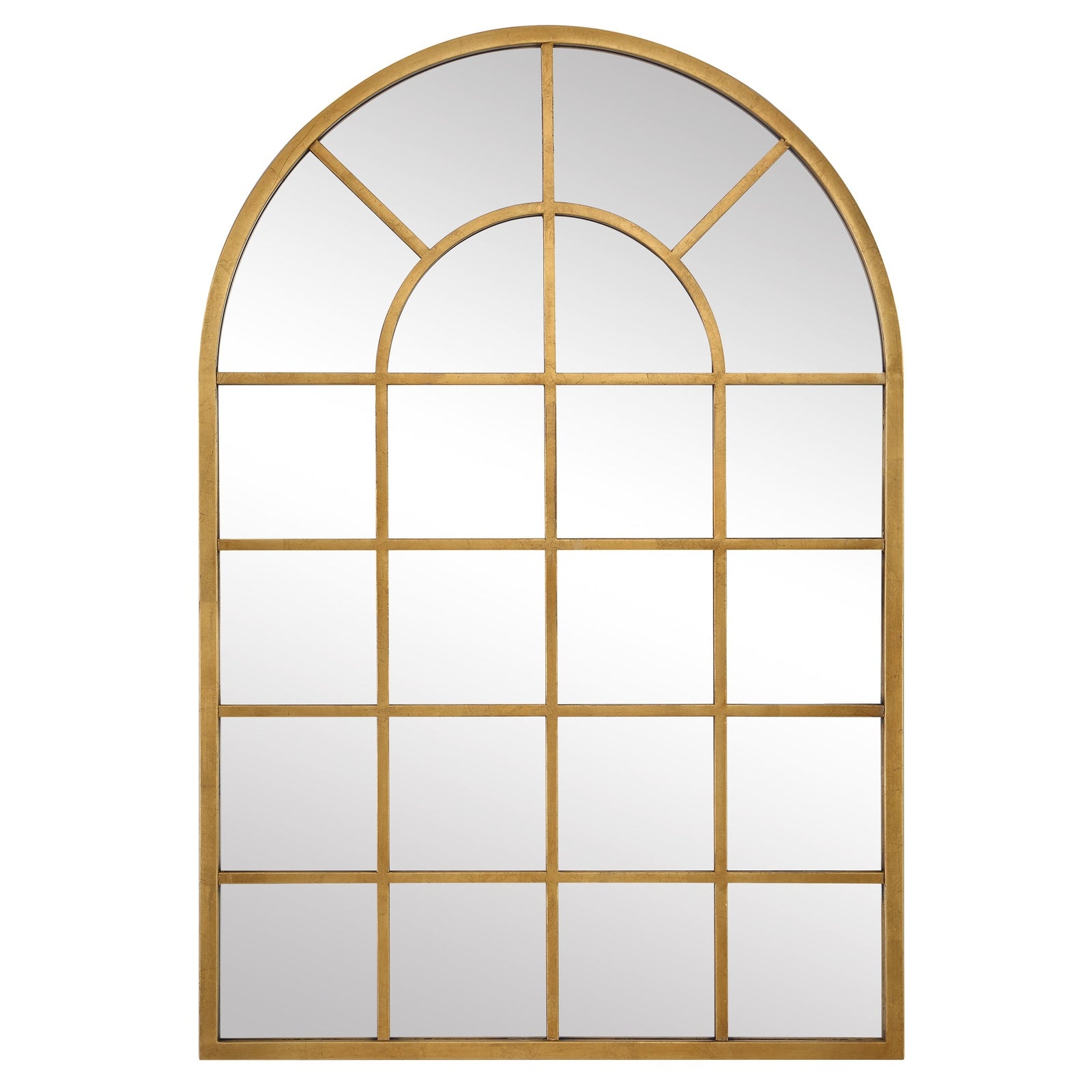 Modern Accents Arched Windowpane Mirror