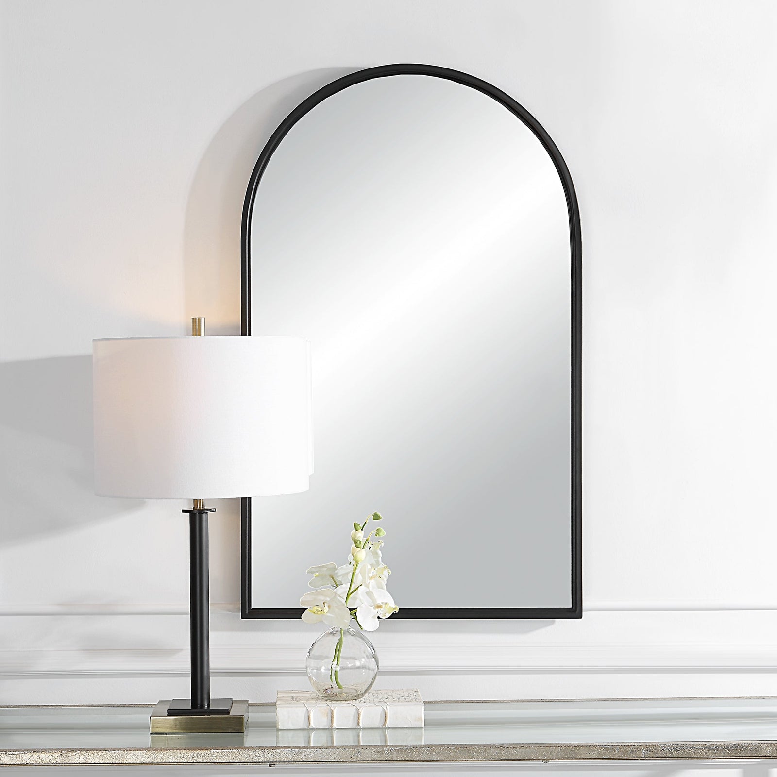 Modern Accents Simple Arch Top Mirror