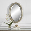 Modern Accents Beaded Oval Frame Mirror