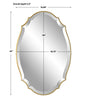 Modern Accents Shaped Beveled Mirror