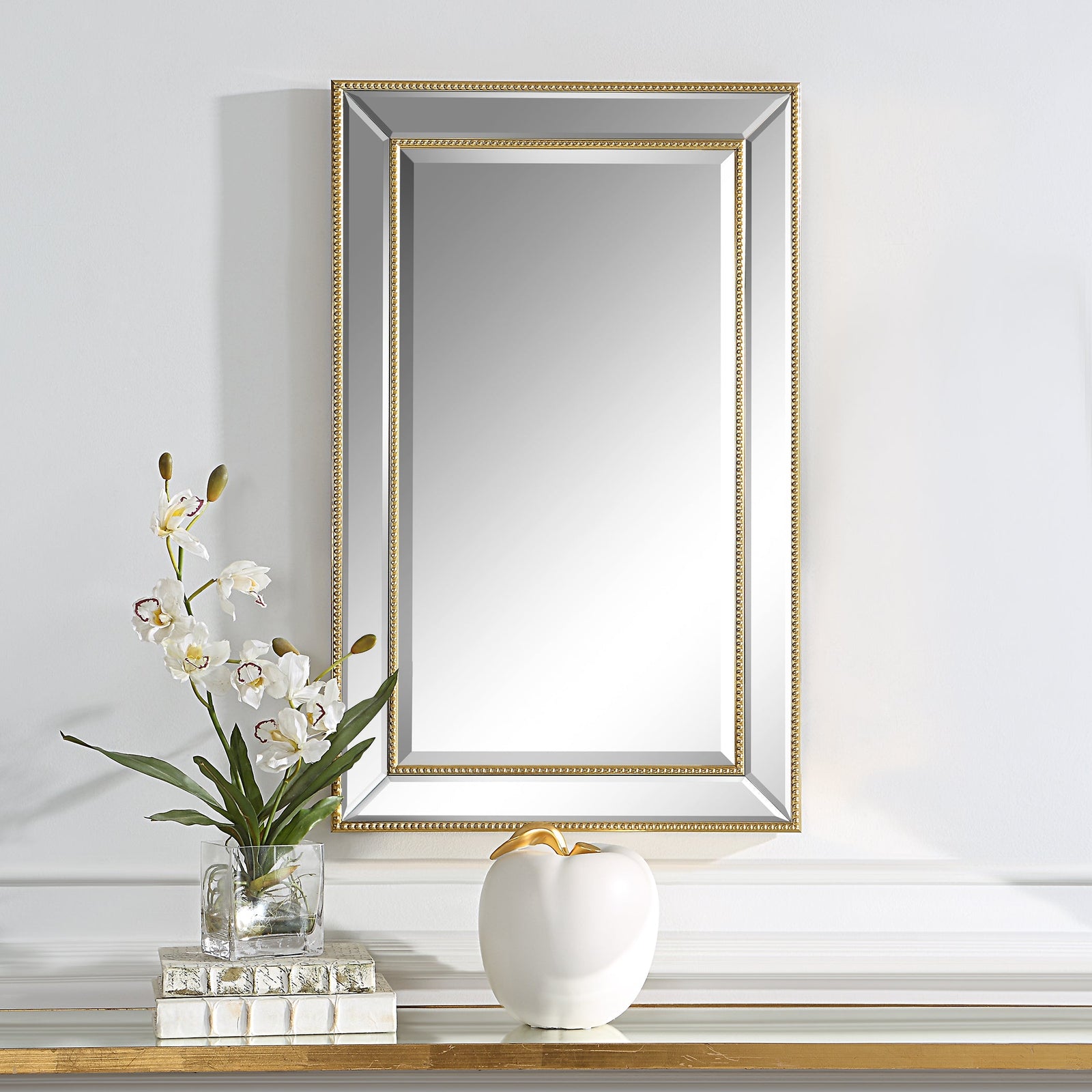 Modern Accents Elegant Beveled Mirror