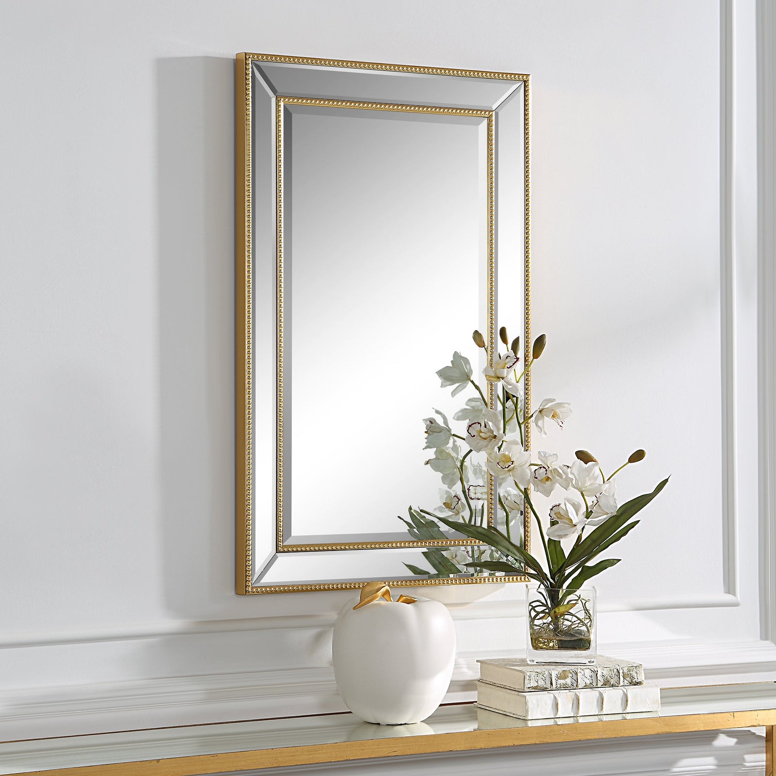 Modern Accents Elegant Beveled Mirror